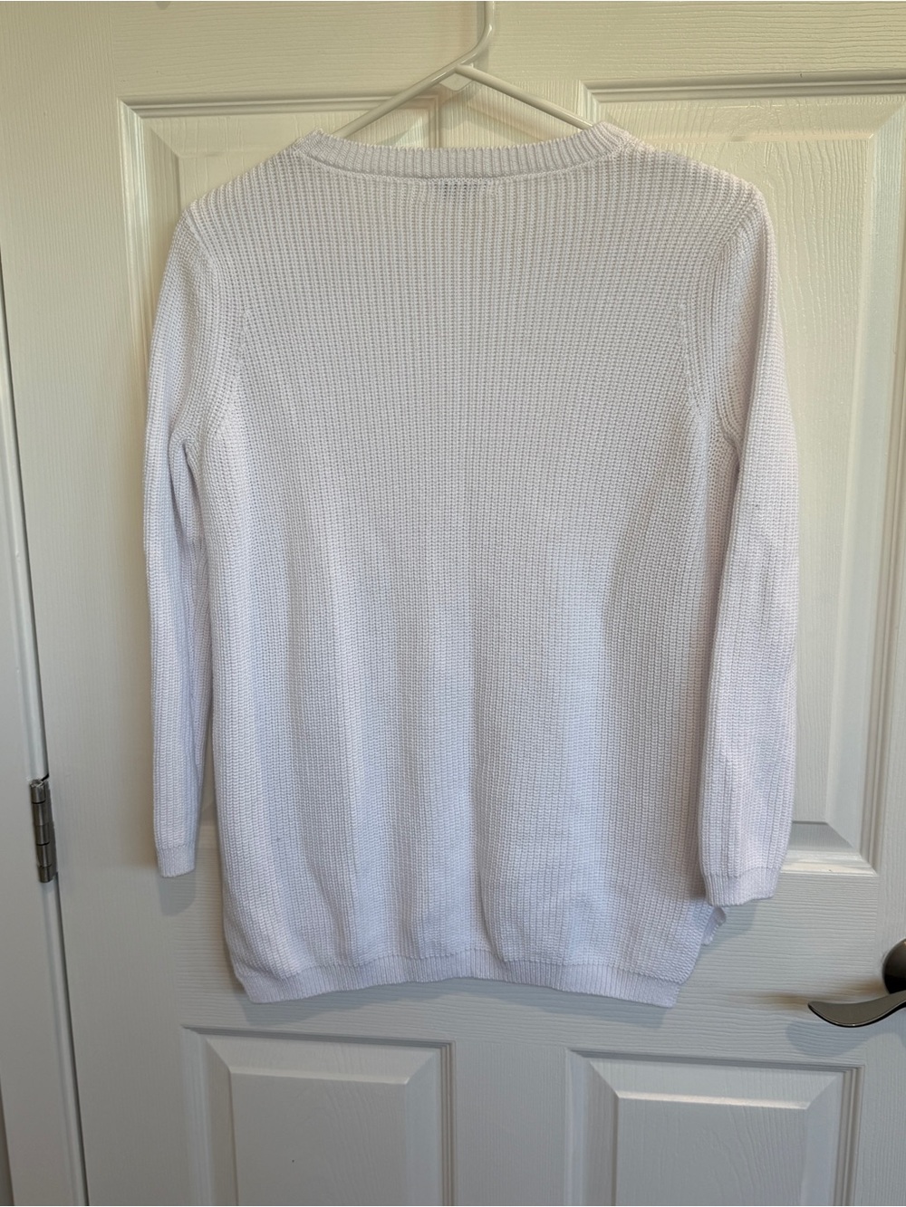 525 America EMMA: CREWNECK SHAKER STITCH COTTON SWEATER - Picture 7 of 9